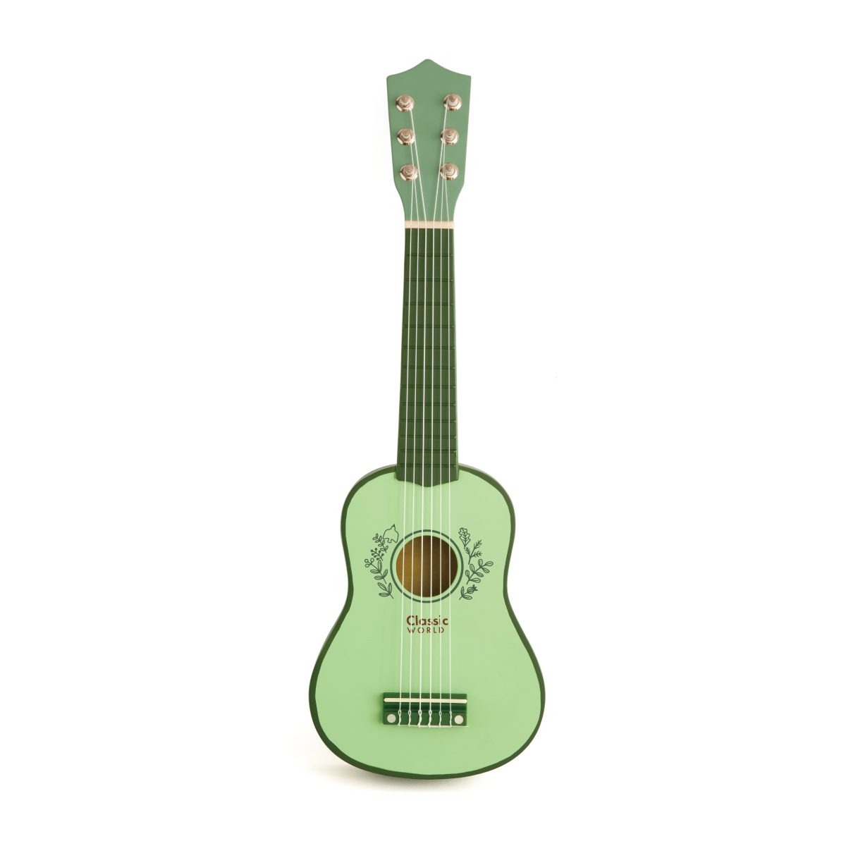 Drvena Gitara zelena Classic World - Слика 2