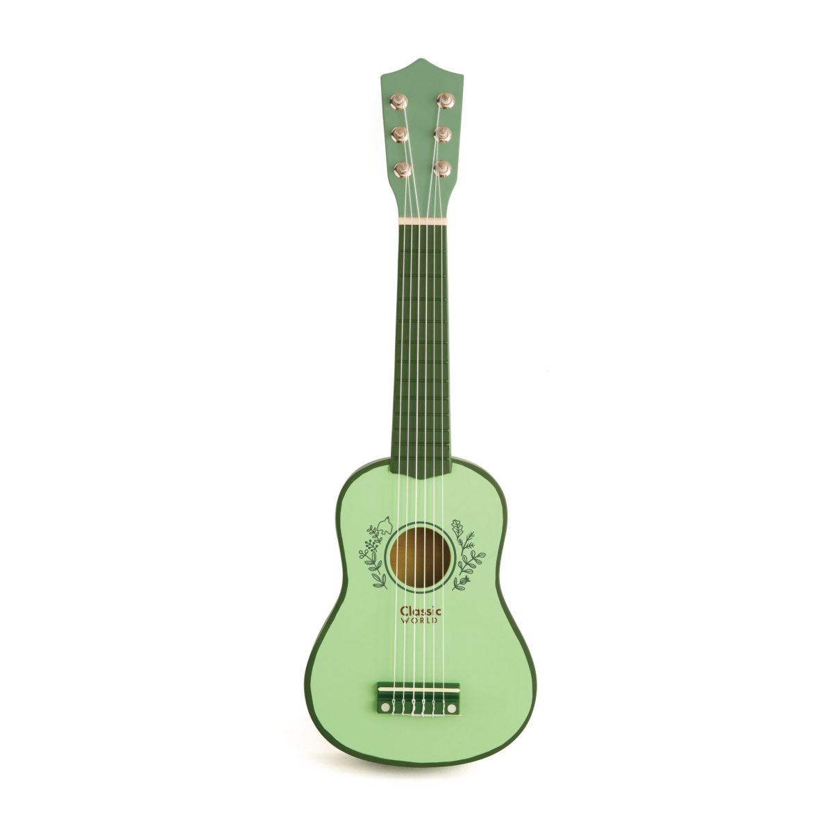 Drvena Gitara zelena Classic World - Слика 2