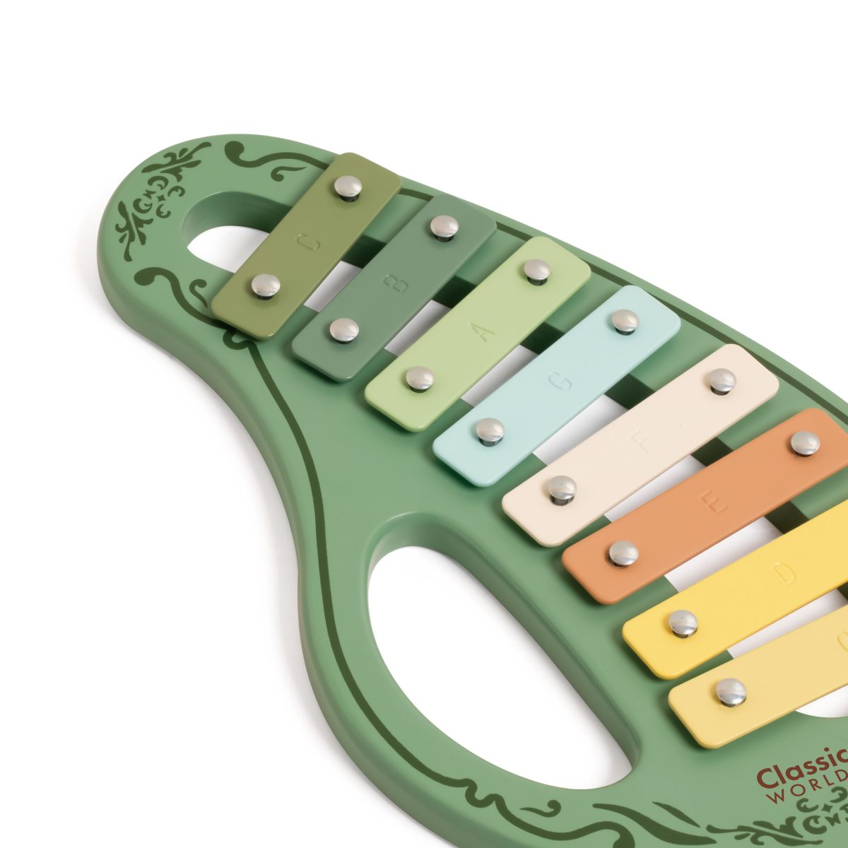 Drveni Ksilofon zeleni Classic World - Слика 5