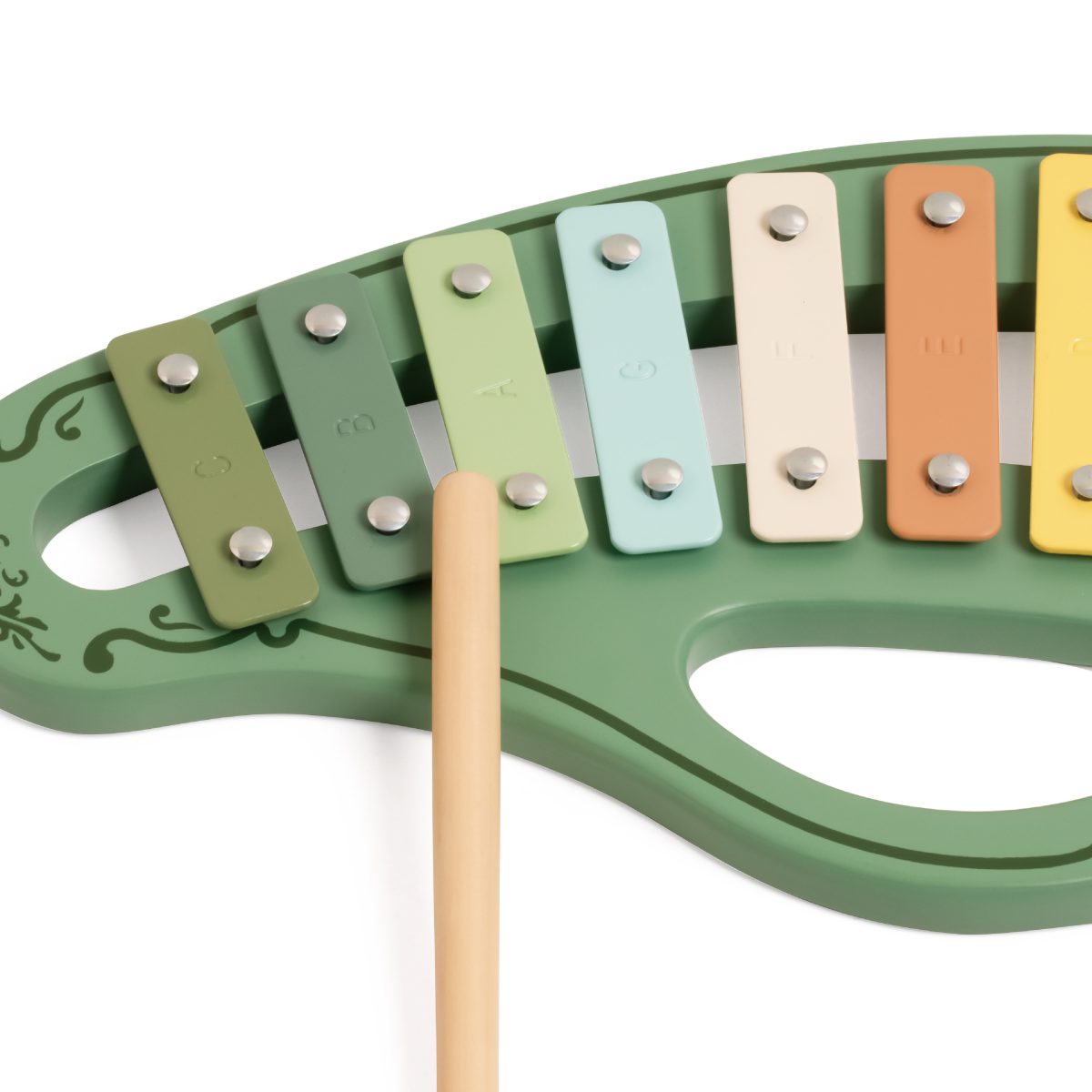 Drveni Ksilofon zeleni Classic World - Слика 6