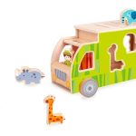 Drvena umetaljka Kamion sa životinjama Classic World - Слика 4