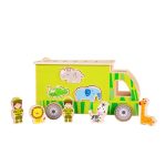 Drvena umetaljka Kamion sa životinjama Classic World - Слика 2