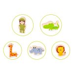 Drvena umetaljka Kamion sa životinjama Classic World - Слика 5