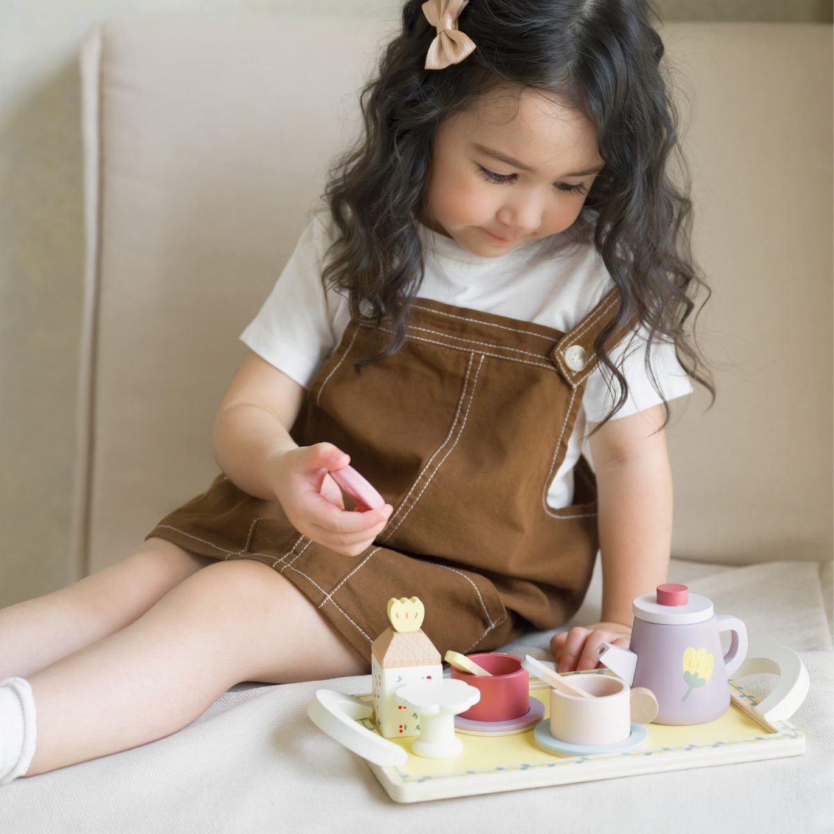 Drveni šareni set za čaj Classic World - Слика 3