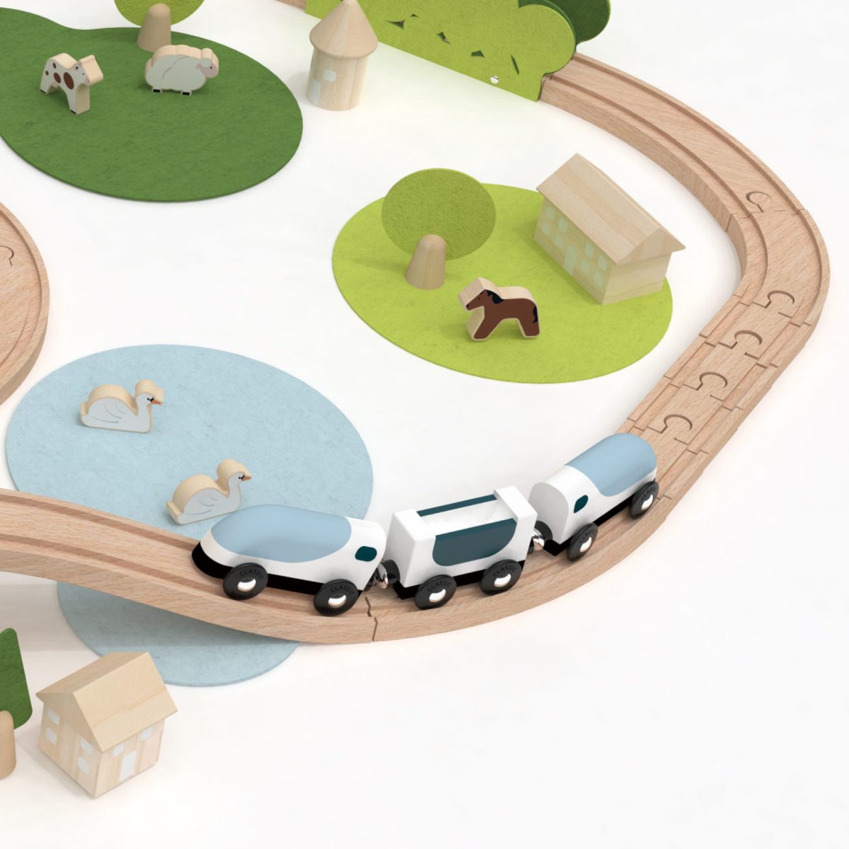 Drveni Set Voz Classic World - Слика 8