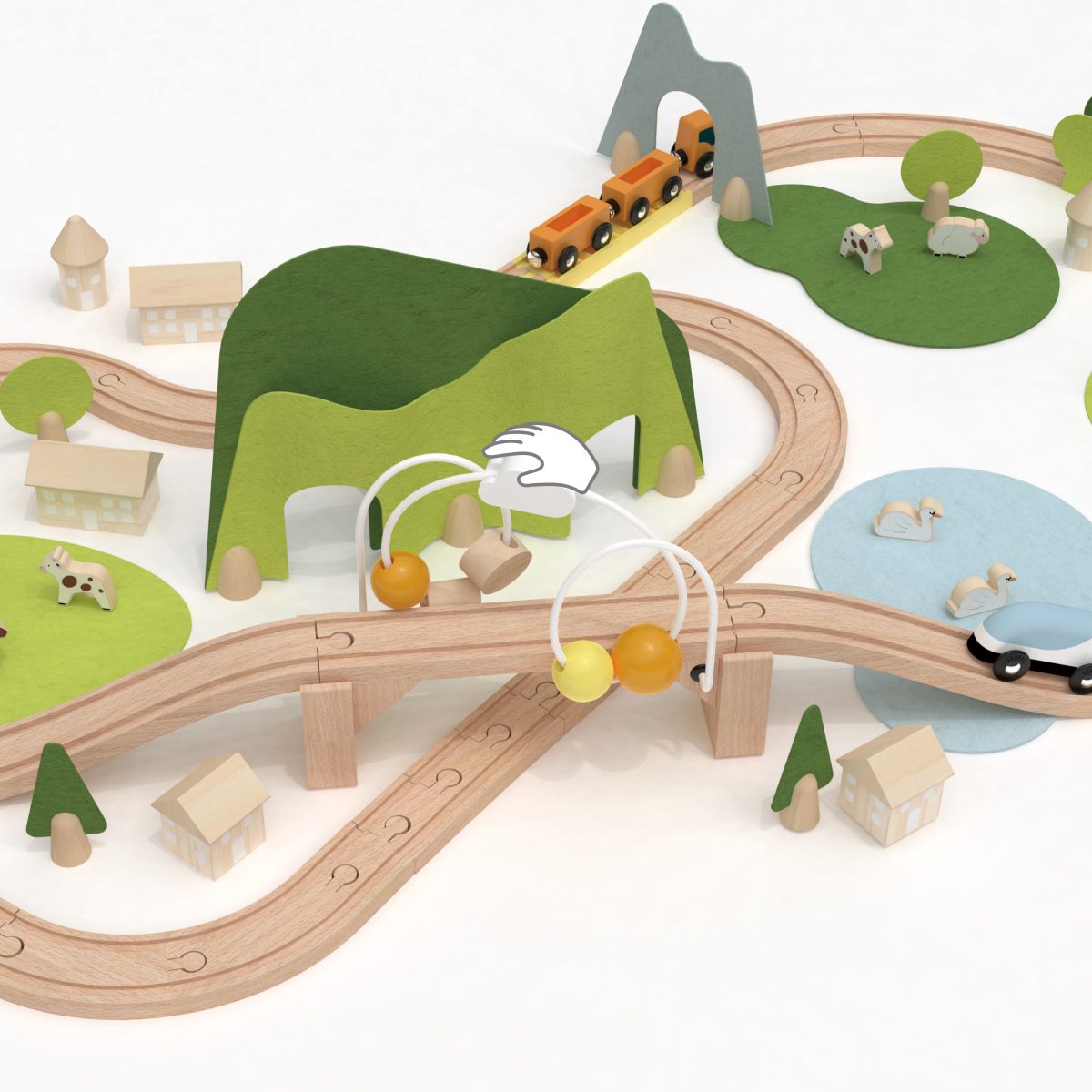 Drveni Set Voz Classic World - Слика 3