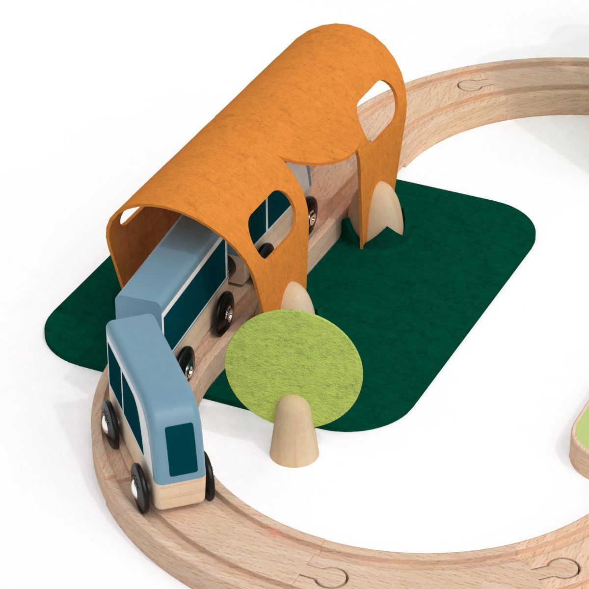 Drveni Mali voz Classic World - Слика 6