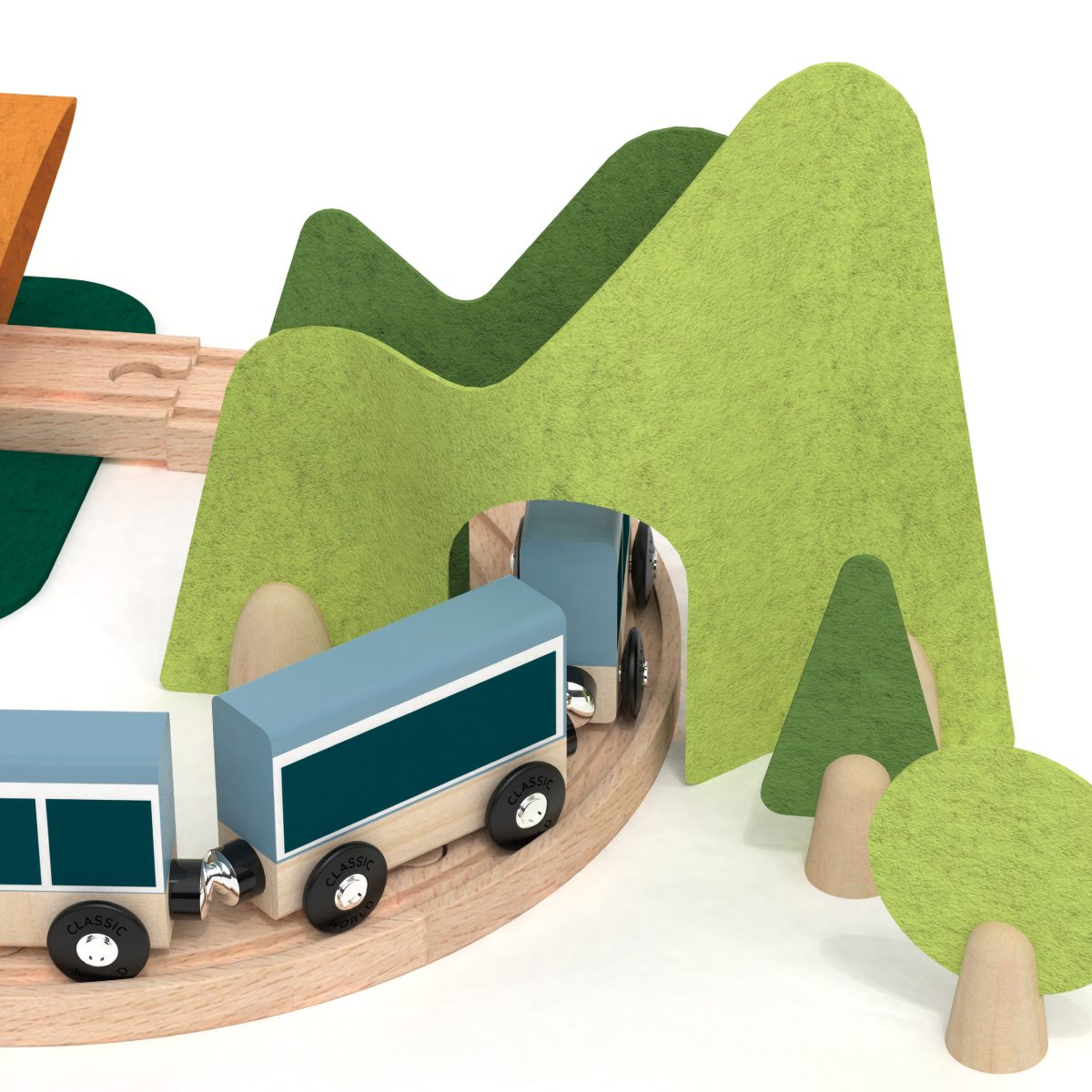 Drveni Mali voz Classic World - Слика 7