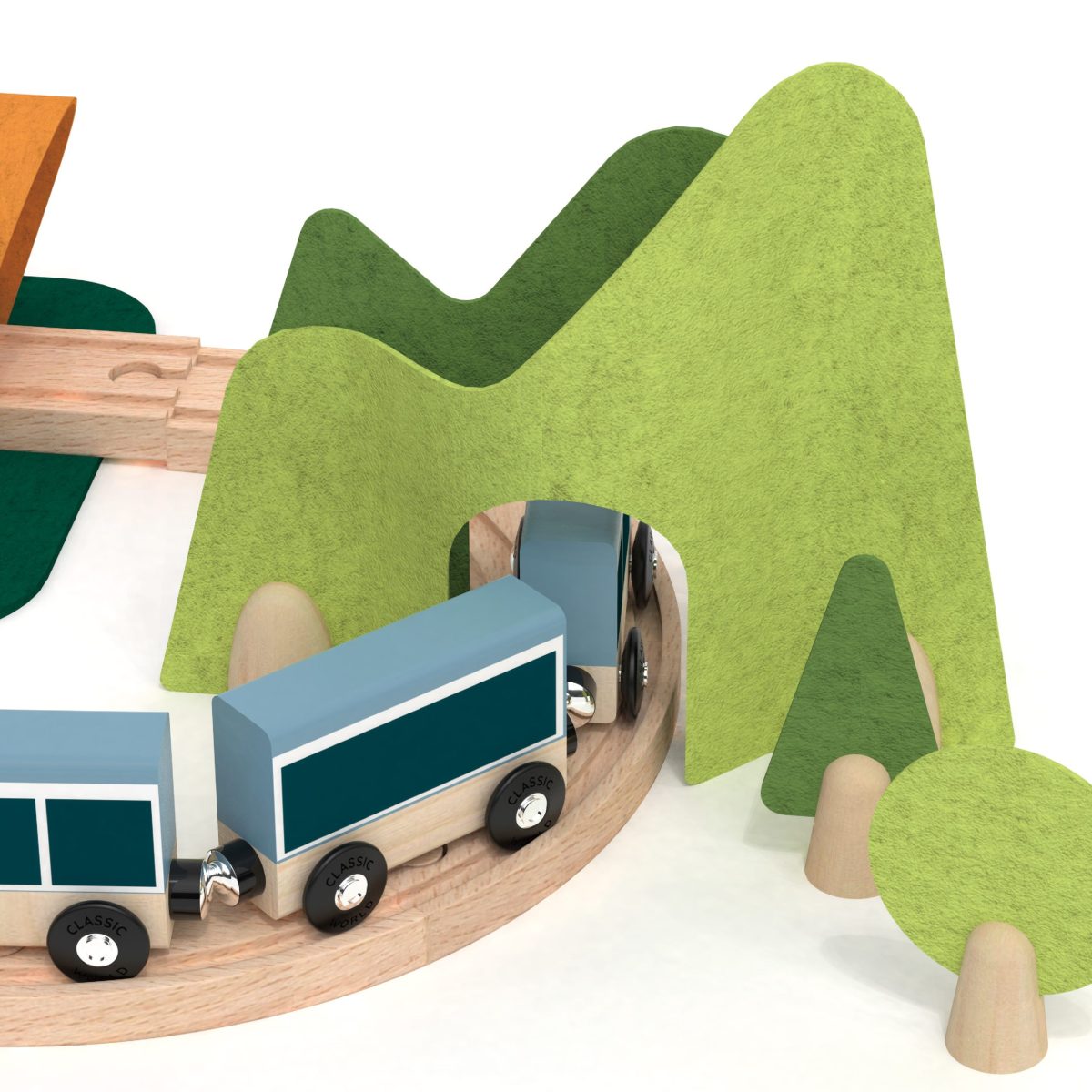 Drveni Mali voz Classic World - Слика 7