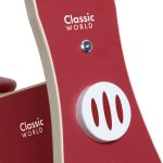Drveni balans bicikl Crveni Classic World - Слика 6