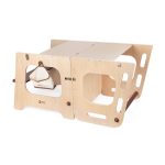 Drvena Visoka stolica toranj za penjanje sa tablom Classic World - Слика 3