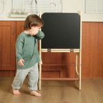 Drvena Visoka stolica toranj za penjanje sa tablom Classic World - Слика 4