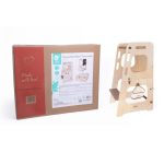 Drvena Visoka stolica toranj za penjanje sa tablom Classic World - Слика 7