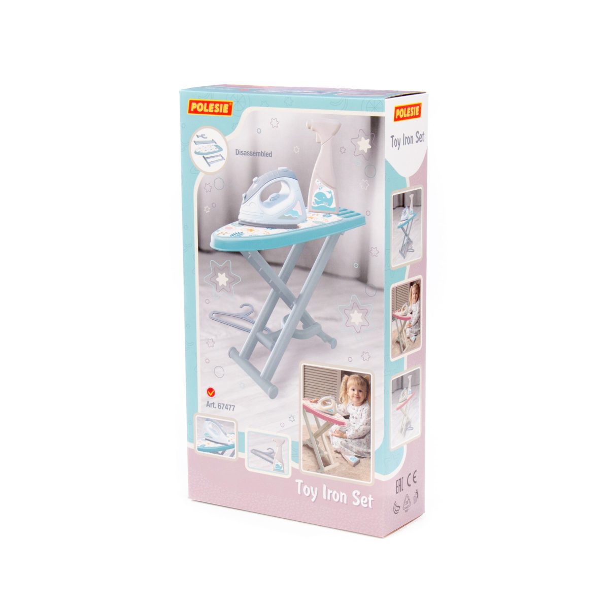 Daska za peglanje sa peglom i dodacima za decu Polesie - Слика 3