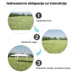 Paviljon 6x3m Bez Stranica 3x6x2,55m - Слика 2