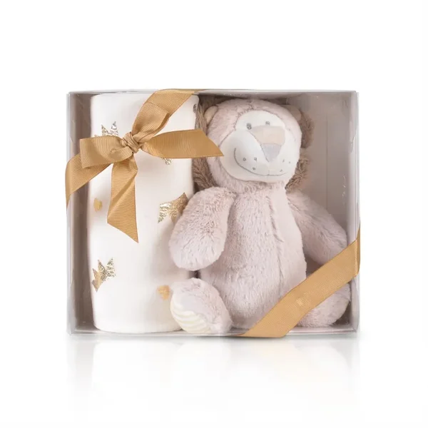 Cangaroo Bebi ćebe sa igračkom Lion 90×75 cm