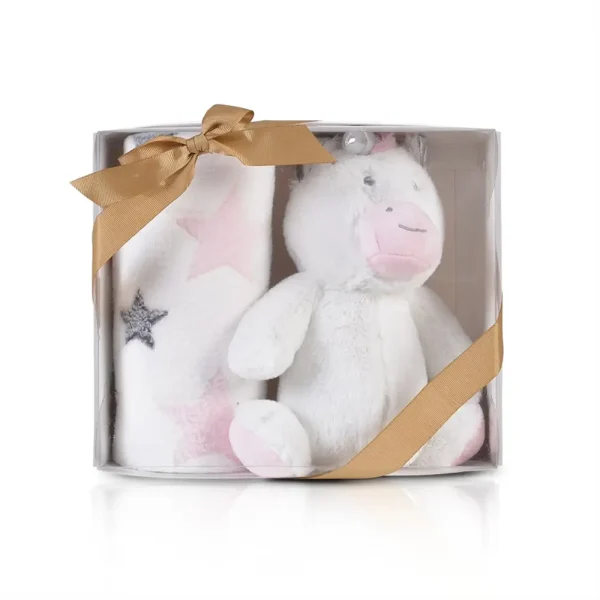 Cangaroo Bebi ćebe sa igračkom Unicorn Stars 90×75 cm