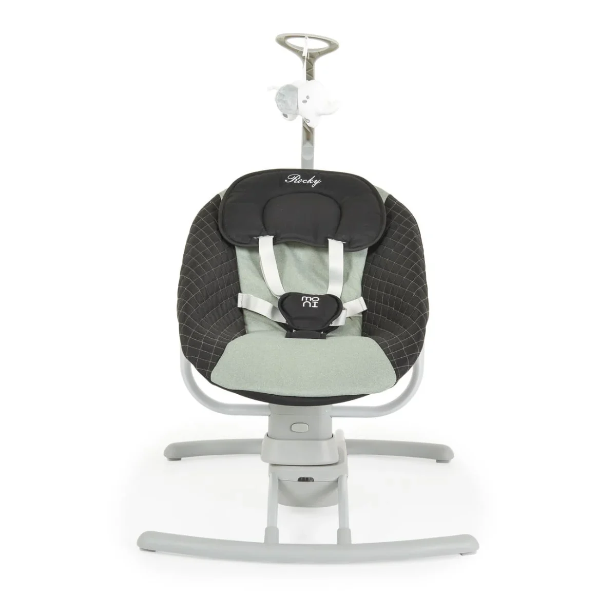 Elektricna-ljuljaska-za-bebe-Rocky-Green-1 Električna ljuljaška za bebe Rocky - Green - Слика 2