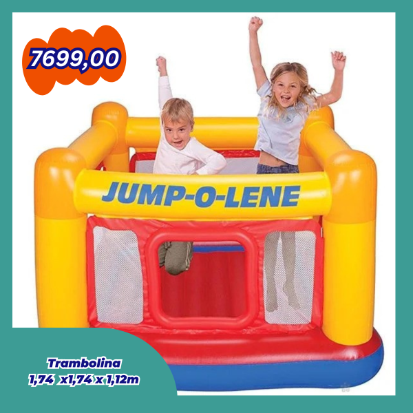 Trambolina 3-6 ages 1.74mx1.74mx1.12m
