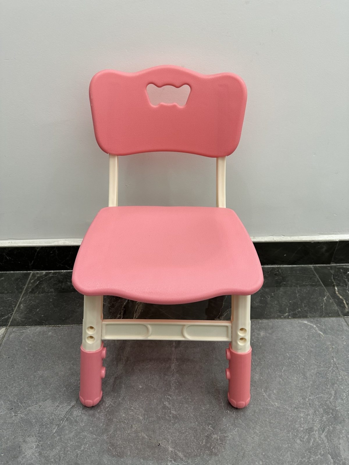 Pink Podesiva stolica za decu boja korala - Слика 1