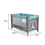 Cangaroo Prenosivi krevetac Safari – Turquoise - Слика 7