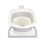 Cangaroo sklopiva kadica za bebe sa digitalnim termometrom Terra - Siva - Слика 3