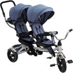 412 Playtime tricikl za dvoje dece  Twins sa rotirajućim sedištem - Слика 3