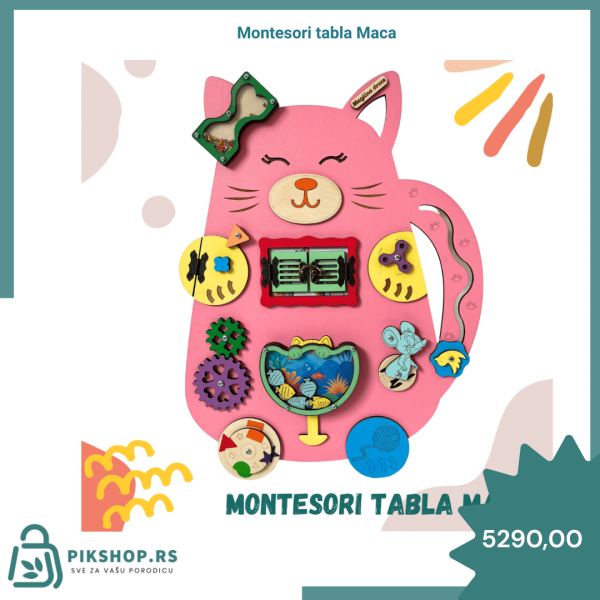 Montesori tabla Maca