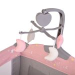 Prenosivi krevetac Once Upon A Time 2 nivoa Roze - Слика 4