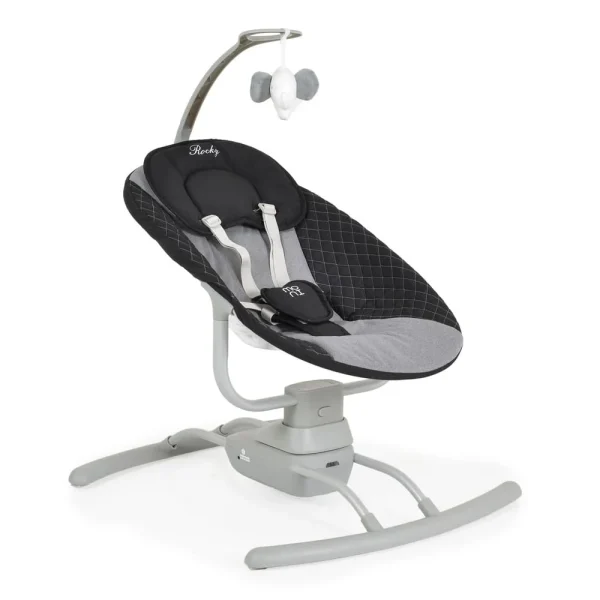 Električna ljuljaška za bebe Rocky - Grey
