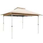 Gazebo paviljon sa mehanizmom 350x350cm Braon - Слика 2