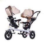 412 Playtime tricikl za dvoje dece  Twins sa rotirajućim sedištem - Слика 2