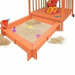 Drveni peskarnik sa nadstrešnicom i fiokom - Слика 2