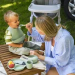 MoMi Ami silikonski set za hranjenje Mint - Слика 11