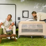 MoMi Belove Plus prenosivi krevetac Dark Green 2 Nivoa - Слика 16