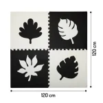 MoMi Feli podloga za bebe - Puzzle od pene Black - Слика 7
