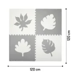 MoMi Feli podloga za bebe - Puzzle od pene Grey - Слика 5