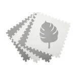 MoMi Feli podloga za bebe - Puzzle od pene Grey - Слика 3