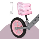 MoMi Fleet balans bicikla bez pedala Pink - Слика 4