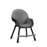 MoMi Flovi stolica za hranjenje bebe Grey Black, 6m+ - Слика 4