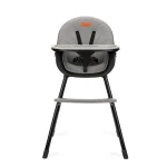 MoMi Flovi stolica za hranjenje bebe Grey Black, 6m+ - Слика 2