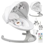 MoMi Kenani njihalica za bebe Light Grey, 0-9kg - Слика 10