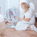 MoMi Kenani njihalica za bebe Light Grey, 0-9kg - Слика 8