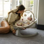 MoMi Kenani njihalica za bebe Sand Beige, 0-9 kg - Слика 11