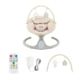 MoMi Kenani njihalica za bebe Sand Beige, 0-9 kg - Слика 8