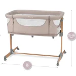 MoMi Smart Bed kolevka za bebe Beige, 0m+ - Слика 7