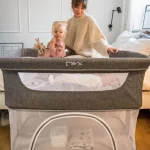MoMi Smart Bed kolevka za bebe Grey, 0m+ - Слика 12