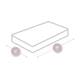 MoMi Smart Bed kolevka za bebe Grey, 0m+ - Слика 7