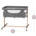 MoMi Smart Bed kolevka za bebe Grey, 0m+ - Слика 6