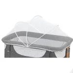 MoMi Smart Bed kolevka za bebe Grey, 0m+ - Слика 5